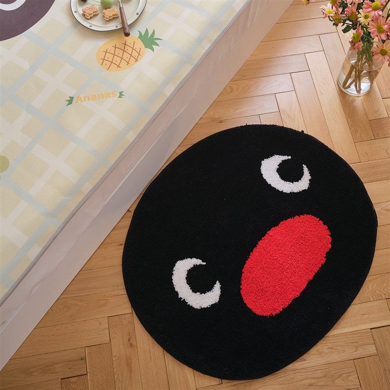 富山商店 x Pingu企鹅家族簇绒地毯卧室客厅可爱企鹅头地垫
