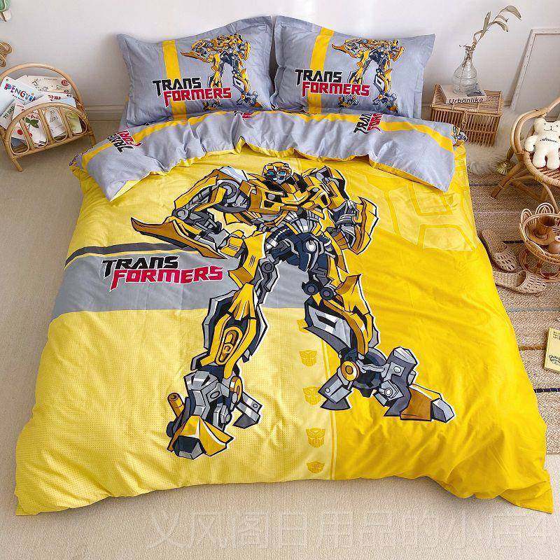 正品迪士尼全棉卡通四件女孩 美人鱼套儿童三件套3D公棉主床上纯