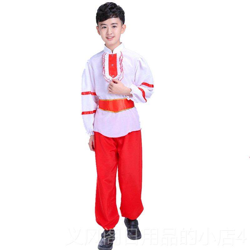 正品儿童罗斯族演出塔塔俄尔民族舞蹈公主裙现服代舞表演服女男童
