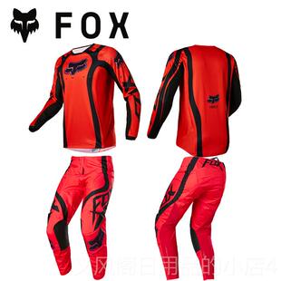 正品美国fox越套野摩托地装车衣裤林道场车骑行