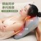 高档舒趣肩颈按摩器颈椎腰部背家部全身功能揉捏加热腰靠多垫摩用
