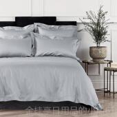 高档高档棉140支埃及棉四件套约简纯色五星酒级店白纯色床单床上