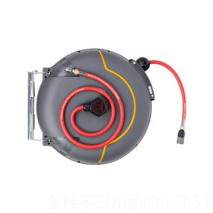 高档空气鼓动伸缩自软管卷筒悬挂汽车修理工具管回收放机卷筒管收