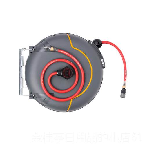高档空气鼓动伸缩自软管卷筒悬挂汽车修理工具管回收放机卷筒管收