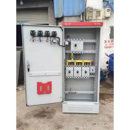 高档XL-21动力低馈压配电柜GGD开关柜电容柜PLC控制进出柜柜线柜