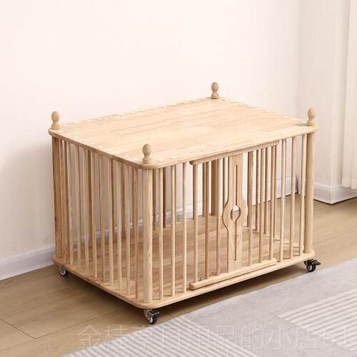 高档木两层猫别墅笼子人猫共用实半闭窝猫封跳台中小型猫屋窝