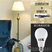 约简美式 地埋灯室LE厅D时尚 铁艺落 落地台灯客卧床头立式 高档欧式