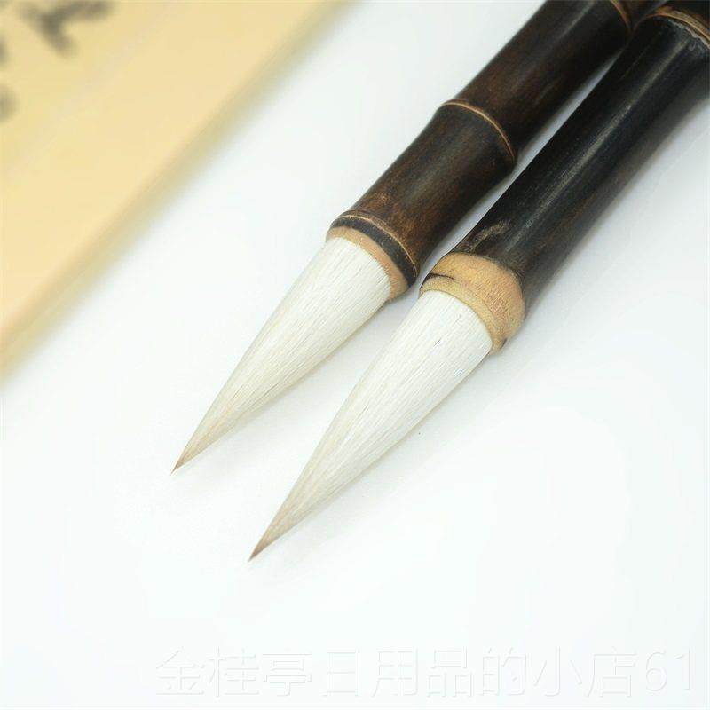 高档紫狼勾大小羊毫狼兼毫毛笔国展艺考阁欧楷毫正楷光行书专用推,文具电教/文化用品/商务用品,毛笔,淘宝优惠券,粉丝福利购,淘宝优惠卷