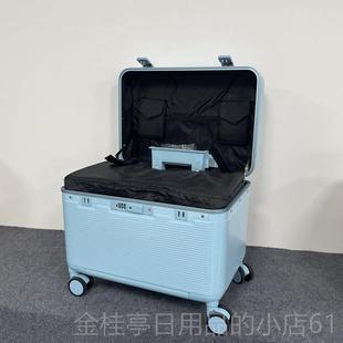 高档上翻铝框行李女20寸摄影工具箱万轮旅行箱箱22拉向杆箱盖男