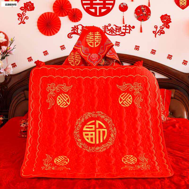 女方结婚用品坐福垫结婚新娘床上坐福垫百福刺绣加大坐垫婚房喜被,节庆用品/礼品,婚庆跪垫,淘宝优惠券,粉丝福利购,淘宝优惠卷