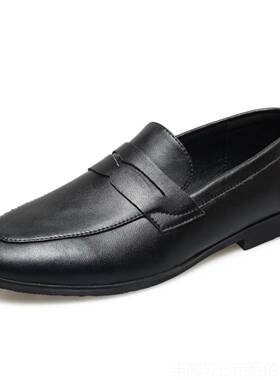 正品205季新豆款男士一夏脚蹬小皮鞋男正装懒人2鞋休闲 鞋英伦风