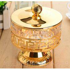 正品采购产品小零食宫糖果盘子，有盖，子的隔间，客厅豪家居欧洲