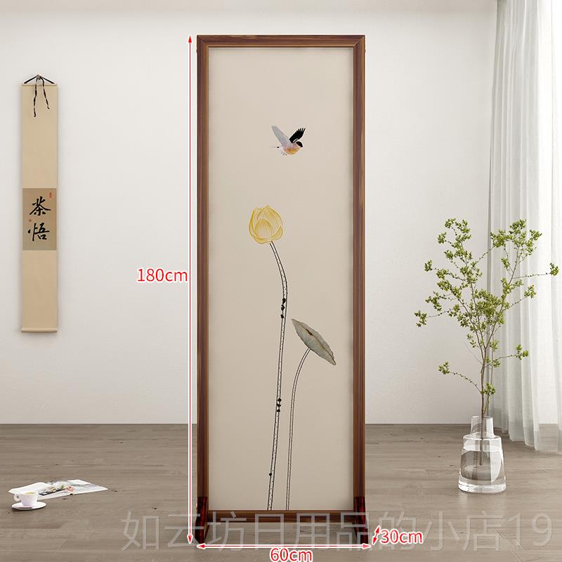 正品风隔断进门客厅遮围床屏风中隔断围挡挡办公室国风屏入户门卫