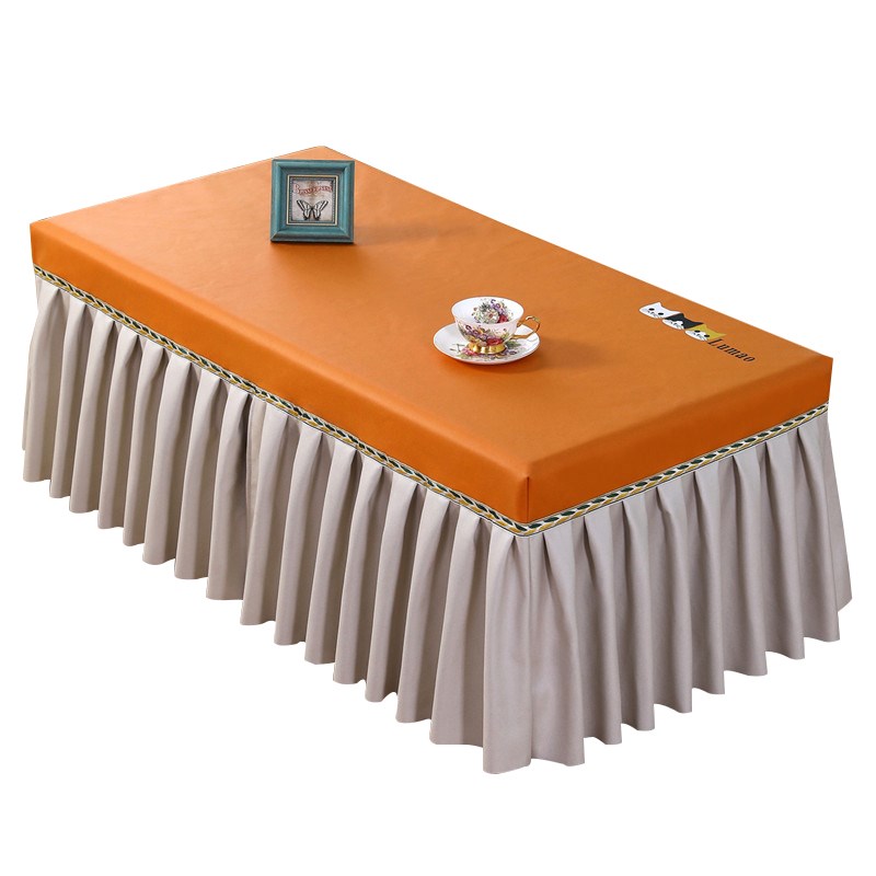 茶几罩桌布餐桌罩布艺全包防尘家用防水防油长方形电视柜电炉罩