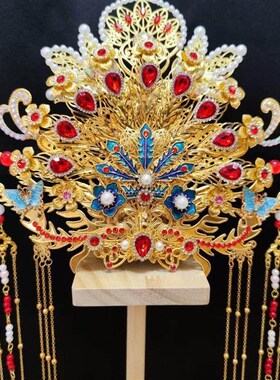 黑妈妈泰山奶奶王母娘娘神像凤冠三清道祖九尾狐观音三凤新潮款