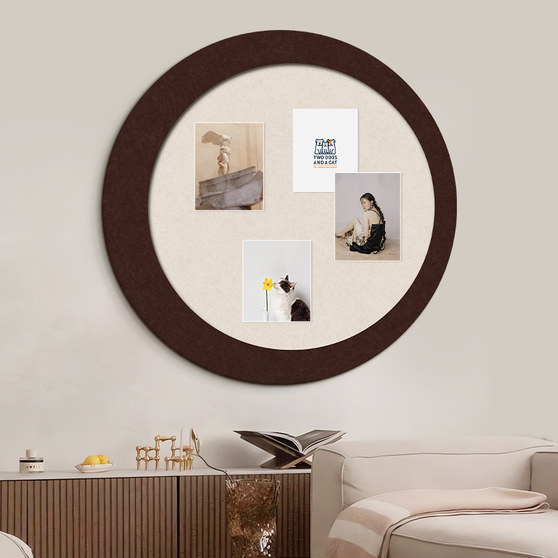 毛毡墙贴照片墙背景板免打孔留言板挂墙相片墙墙面装饰文化墙记事