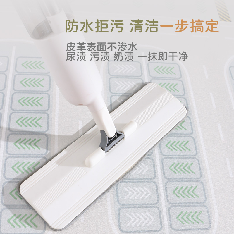 儿童房布置地毯可擦洗读书角阅读区地垫游戏爬爬垫客厅汽车垫子