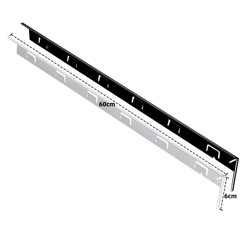 铝合金封边条集成竈专用嵌条银色卡条黑色压边条L型不生锈不发霉