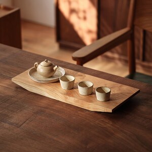 木墨生活 茶盘 新款整木实木长方形干泡茶台茶室餐客厅功夫茶家用