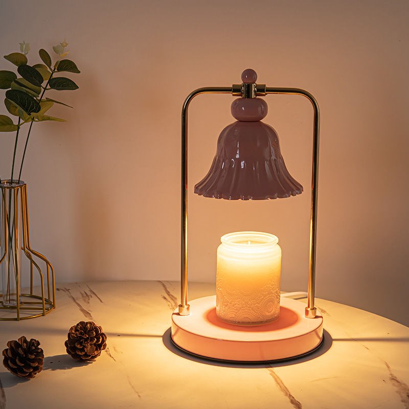 铃兰香薰融蜡灯粉红色少女心床头灯无烟调光卧室氛围助眠灯融烛灯