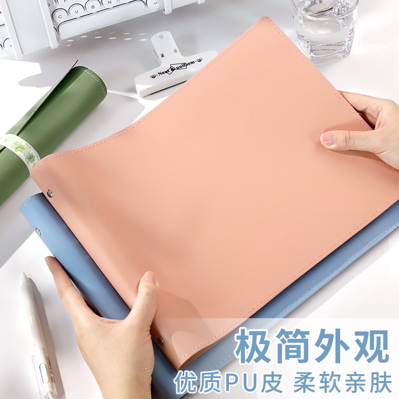 康奈尔活页本思维导图笔记本子横版加厚软皮横线网格记事本简约大