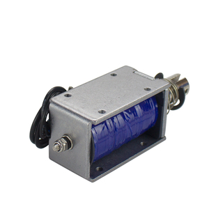 DCV2V贯穿推拉式 磁力锁 电磁铁LY0S自动化设备伸缩牵引框架式