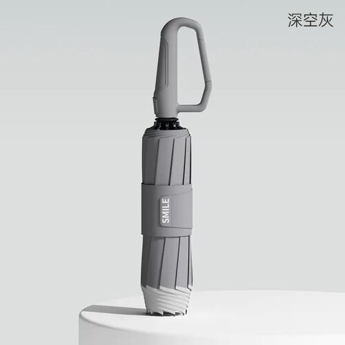 左都新款环扣反向全自动雨伞结实耐用抗风暴男折叠晴雨两用防风伞