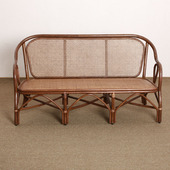 酒店新款 阳台真藤 新古典天然印尼沙发组合小客厅双人三人藤编整装