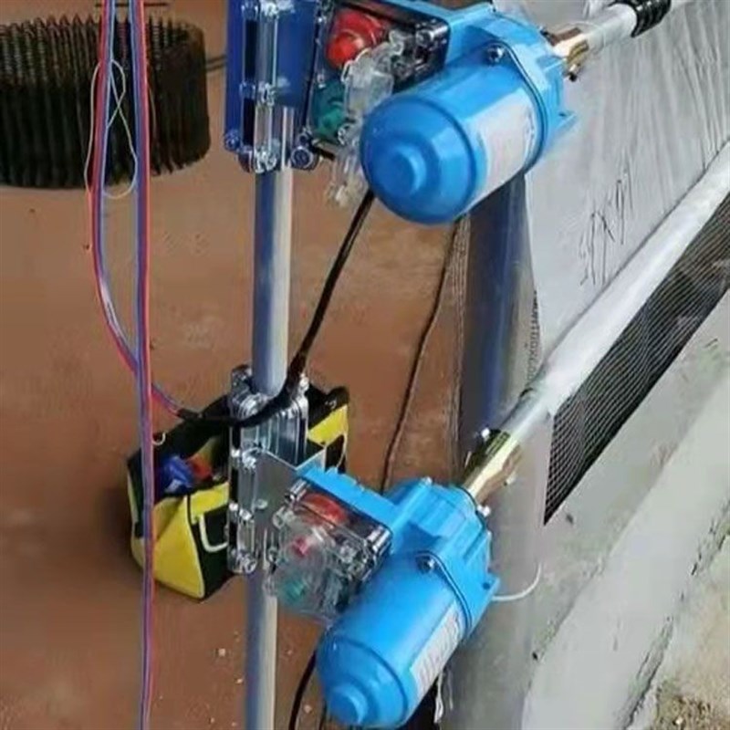 电动卷膜器大棚卷帘机温室大棚养殖场自动放风机配件爬升器升降机