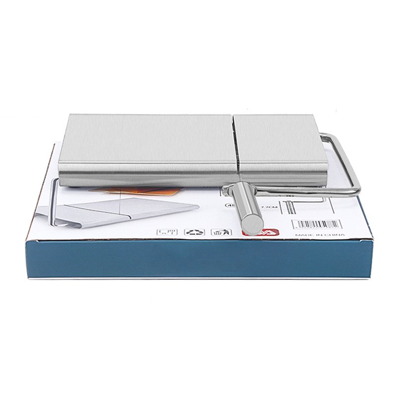 带刻度不锈钢多功能芝士切片器香肠火腿奶酪乳酪切割slicer Chees