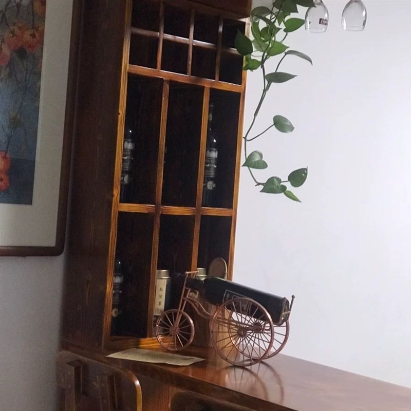 家用吧台桌 实木隔断酒柜 客厅吧台吧台吧椅简约现代门厅吧台