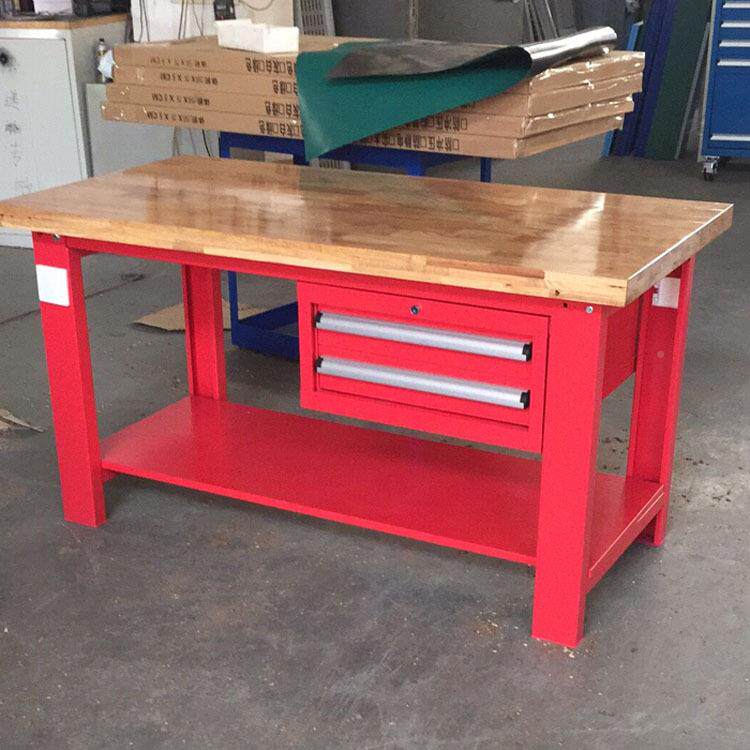 木实木板重型榉木工桌台作钳四工位桌工台学校实PCZ训台包边操作