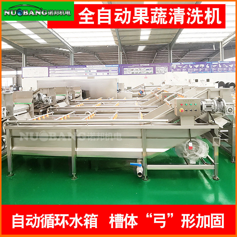 诺邦气泡式自动果蔬清洗机现货
