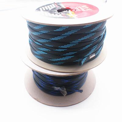 汽皮车音响电源线套30280管尼龙编织网管蛇网扩张网管耐磨防擦短