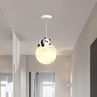 走灯过廊道灯奶风月球玄油关吊灯创意衣帽间台灯入户WMQ门阳厅灯