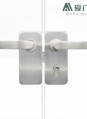 框玻无璃门锁玻璃门执手锁双推拉门锁公室办隔断单HHI门玻璃锁
