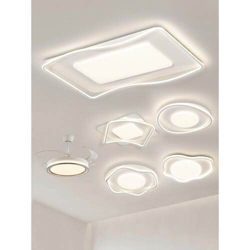 眼大客厅护灯现代简约led卧室顶吸灯餐厅吊灯全主屋灯具831套餐组