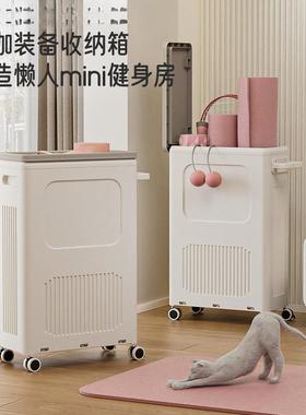 翻盖收纳16695箱客厅天推山塑料车物收纳筐能大收纳储箱多功大号