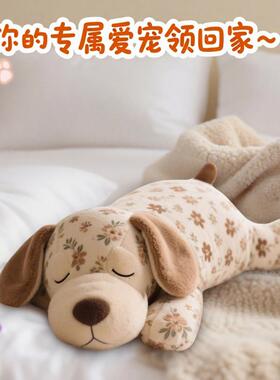 可爱狗狗抱枕23432卡通仔床女生睡觉抱腿枕女孩抱公睡夹玩偶儿童