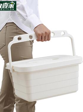 康多收纳桶搭配蓝色内桶家政WXP清洁工保具收箱纳带盖水桶洁拖把