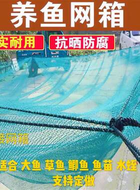 2023新款2023新款定做大眼有结网 网箱养鱼水产养殖 大鱼养殖网箱