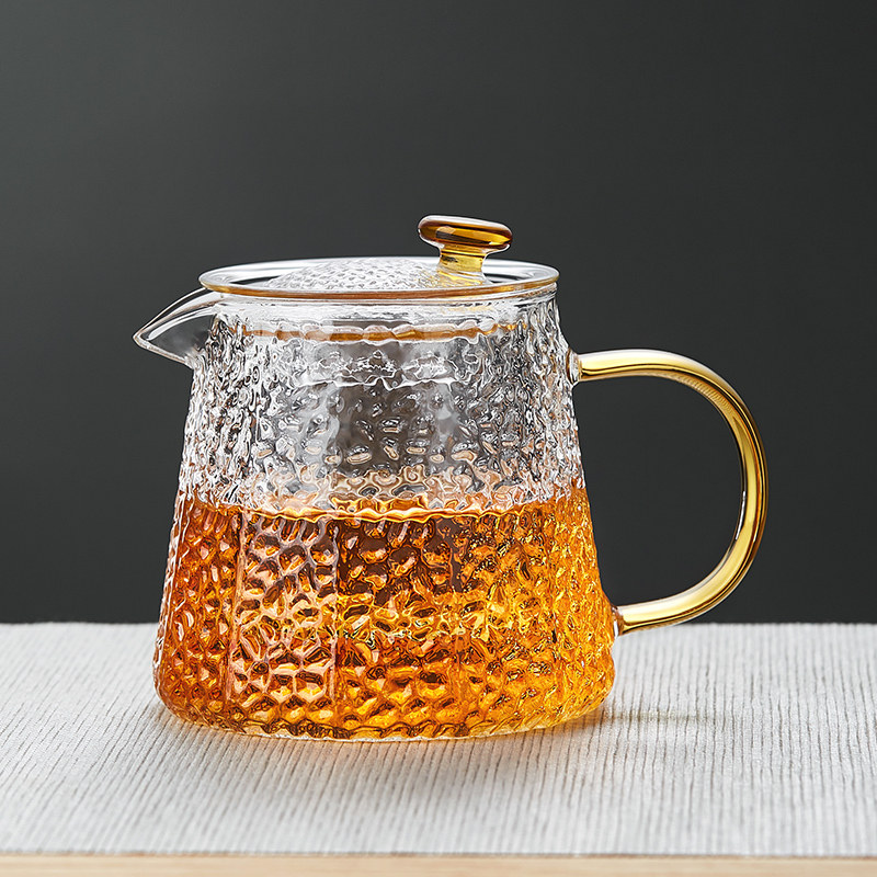 玻璃泡茶壶2024新款耐高温加厚茶水分离家用大小花茶壶围炉煮茶具