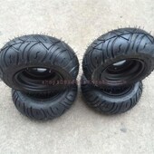 自制四轮沙滩车卡丁车6寸加厚轮胎13X5.00 6寸公路真空胎轮毂