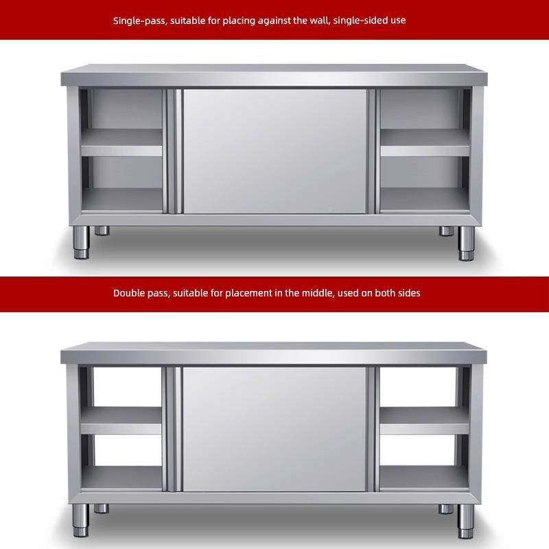 304锈钢工作台台厨房酒滑动门操作不装载店台家用商业OPC储物柜,电子元器件市场,其它元器件,淘宝优惠券,粉丝福利购,淘宝优惠卷