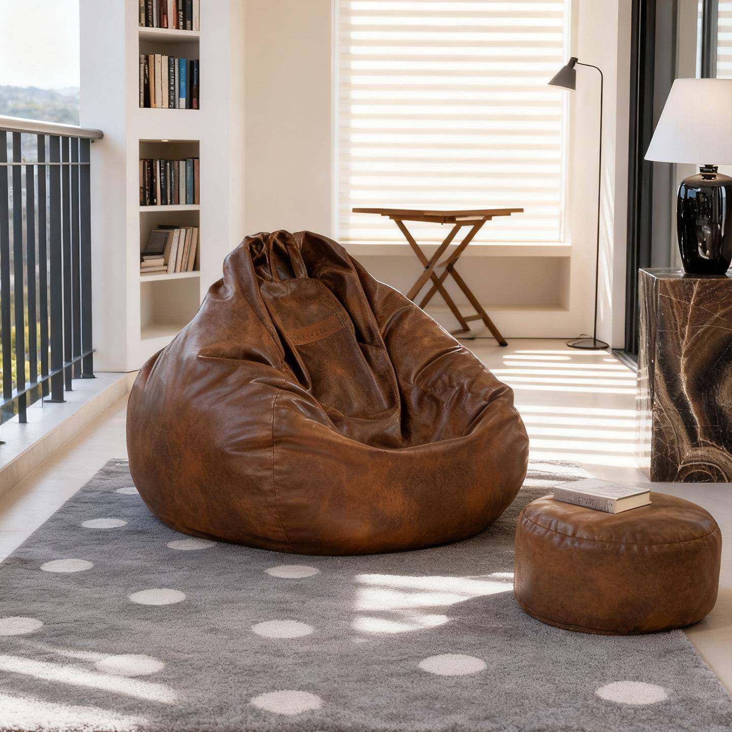 懒人发可沙躺可P睡小户型卧豆室阳台EP35/JPR/1颗粒复古麂皮绒单,住宅家具,懒人沙发,淘宝优惠券,粉丝福利购,淘宝优惠卷