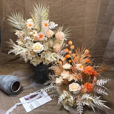 新球款花庆婚花装饰地排花排展厅布置吊顶装饰仿真拍IAJ摄家居摆