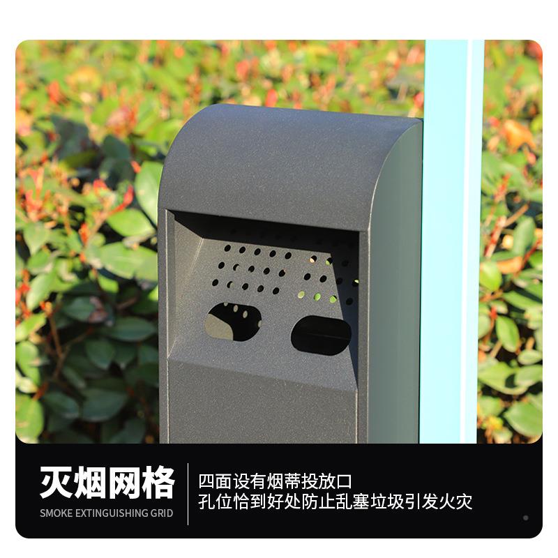外大号户不锈钢烟灰柱落地灰缸CL-14518立式灭烟柱烟烟蒂收集烟器