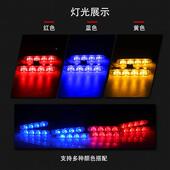 LED中网爆闪灯HOZ一拖十兰4LED夹子红开道六灯中网超亮警示灯汽