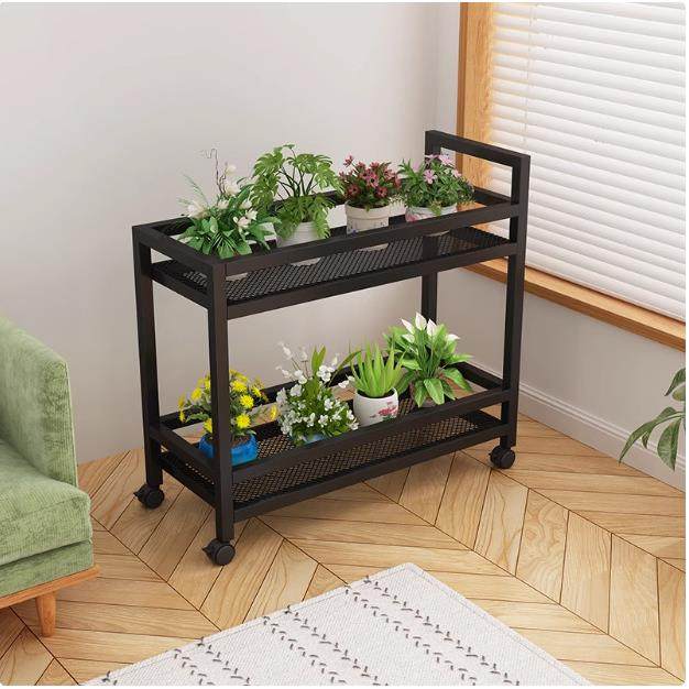 阳台花推0924架移动小车多肉置物架多层地式客厅防艺水铁花落盆架,鲜花速递/花卉仿真/绿植园艺,花架,淘宝优惠券,粉丝福利购,淘宝优惠卷