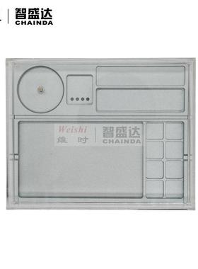 表具机芯零螺丝配修件41797收纳盒铝合金零件盒件亚克力防尘工罩